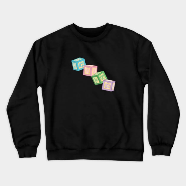 Cute Cubes Crewneck Sweatshirt by traditionation